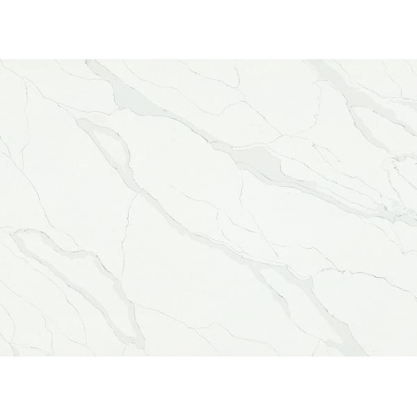 Bathroom Kichentop Engineered Quartz Slabs Heat Resistance Fireproof Material