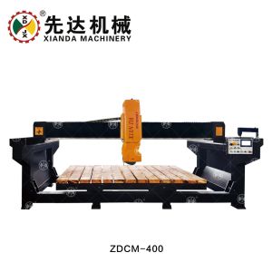 Buy cheap Xianda Stone Machinery Granite Marble Bridge Saw Full Automatic High Efficiency Head and Table Rotation 360 Degree Stone Bevel Cutting Machine from wholesalers