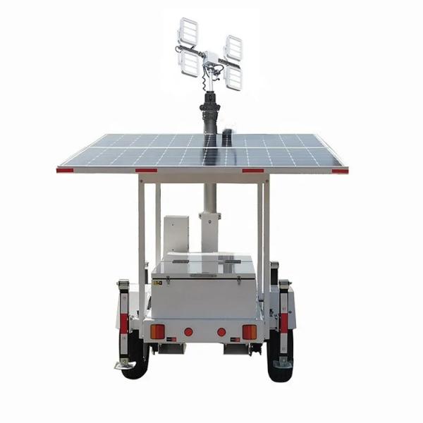 Quality Solar Lighting Tower With 6m Telescopic Mast For Quarry Sites Lighting for sale