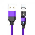 Buy cheap 3A USB Magnetic Charging Cable 540 Degree Rotating 3 In 1 L Shape Or Straight Type C from wholesalers