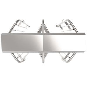 ZKTECO FHT2300D Stainless steel single passage automatic full height turnstile