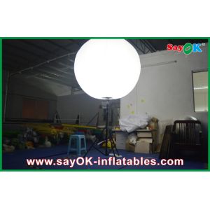 Stand White Inflatable Lighting Decoration Air Balloons For Advertising Of
