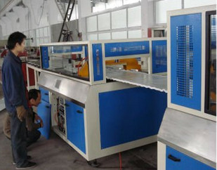 Double Conical Screw PVC Crust Foam Board Machine , Foam Making Machine For
