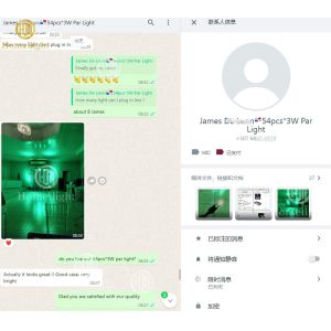 54Pcs RGBW LED Par Light 54*3w DMX LED Par Can For DJ Disco Party