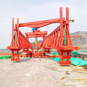 Buy cheap Road Bridge Beam Launcher Crane Heavy Lifting Equipment Machine  3phase from wholesalers