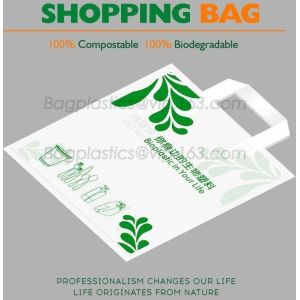 Buy cheap 100% Biodegradable Compostable Grocery Shopping bag T-Shirt Bag for Take Out, shopping bag compostable bag made from cor from wholesalers