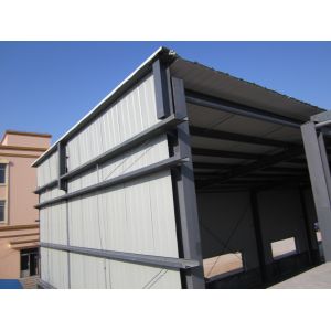 Buy cheap Prefab Steel Industrial Building Warehouse Shed Q235B Q355B from wholesalers