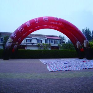 Huge outdoor advertising inflatable arch for event inflatable bevel arch