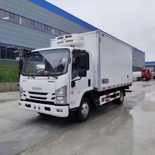 ISUZU 4x2 KV100 Chassis 8Tons Refrigerator Trucks Freezer Van Refrigerator Truck Wagon