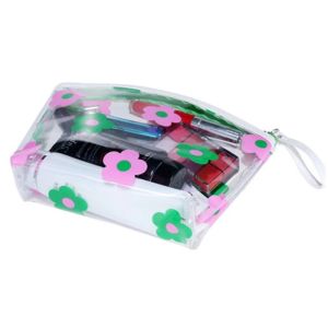 Coloreful Custom Printed Pvc Zipper Bag , Cosmetic Packaging Travel Bag