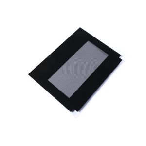 Buy cheap Black Frame Irregular 3.2mm CNC Oven Outer Glass Replacement from wholesalers