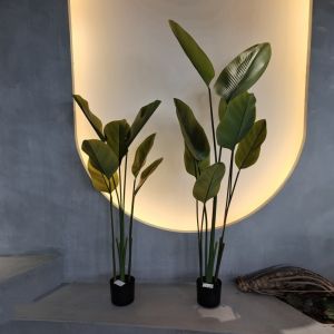 Plastic Customized Large High Artificial Plants 120CM In Various Sizes Easy To