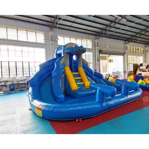 Quality 1000D Outdoor Inflatable Water Slides Backyard Bounce House for sale
