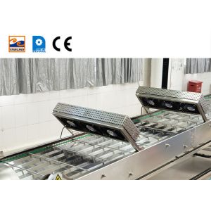 Buy cheap Stainless Steel Cone Industrial Line Accessories Marshalling Cooling Conveyor from wholesalers