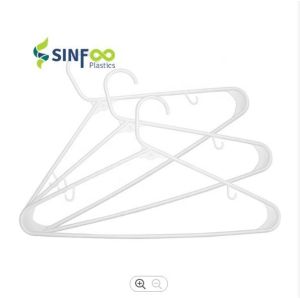 Buy cheap White Thick Plastic Hangers , Wardrobe Giant Tubular Plastic Hanger from wholesalers