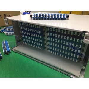 Buy cheap Rack Mount Industrial Fiber Optic Patch Panel Modularity For Mix Connection from wholesalers