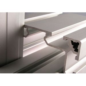 Buy cheap Construction Aluminum Frame Extrusion Bar Anodized With Drilling from wholesalers