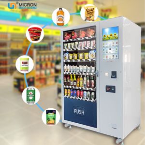 Buy cheap Intelligent Backend System Card Reader Snack Food Vending Machine With Adjustable Cooling System from wholesalers
