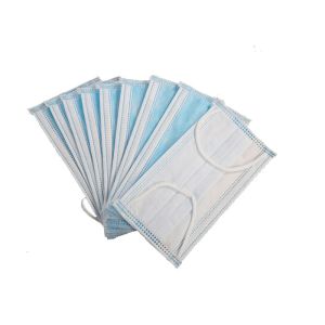 Buy cheap Three Layer Antibacterial Disposable Mask 3 Ply Surgical Face Mask  Latex Free from wholesalers