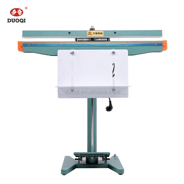 Easy to Operate DUOQI PFS-650*1 Food Industry Aluminum Frame Foot Pedal Sealing Machine