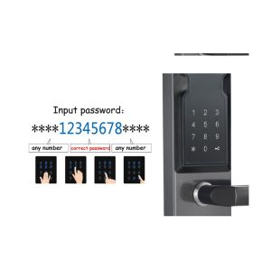 Zink Alloy Automatic Fingerprint Lock OLED Screen Mobile APP Control