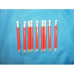 Buy cheap hexagon golf pencil , wood golf pencil , golf pencil , wood golf pen with eraser from wholesalers