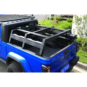 Buy cheap Offroad F150 Pickup Bed Rack System Q235B With Cargo Basket from wholesalers
