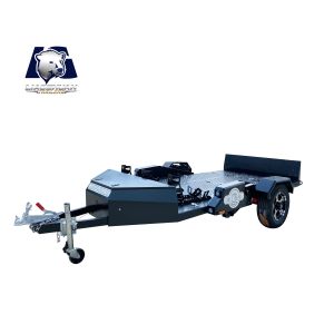 Buy cheap Lift Type Motorcycle Trailers Black Hot Dip Galvanized Trailers product