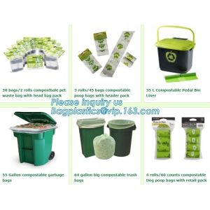 Biodegradable Plastic Bag Compostable Plastic T-shirt bag, compostable