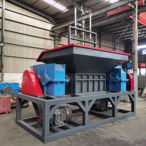 Buy cheap Double Shaft Shredder for Plastic PET Bottle Scrap Metal Waste Wooden Pallet Recycling from wholesalers