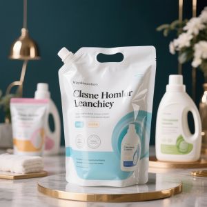 Buy cheap Custom Printed 250ml 400ml 1L Washing Powder Soap Refillable Liquid Stand up product