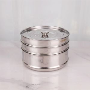 Buy cheap 20cm 3 Layer Stainless Steel Steamer Basket Dumpling Vegetable Steamer Pot from wholesalers