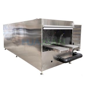 Buy cheap Cherry Precooling Stainless Steel Hydro Cooler with Automatic Conveyor Belt from wholesalers
