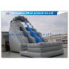 Buy cheap Kids / Adults Double Inflatable Water Slide With Small Pool For Summer Games from wholesalers