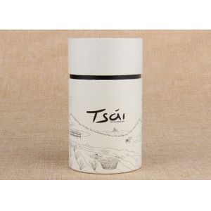 Buy cheap FDA Test Food Grade White Cardboard Paper Can Printing Logo from wholesalers