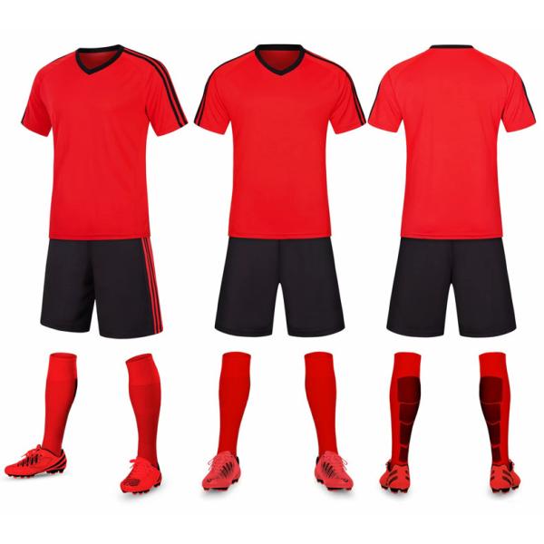 Hot sell sublimation Football Club High Quality Men Short Sleeve Soccer Wear Jersey