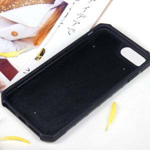 TPU+ PC Glass colored painting for iphone7 plus, durable case with unique design
