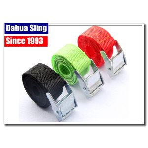 Buy cheap 1" 5mm 1000kg Cam Buckle Straps With S Hook Endless Loop Ratchet Strap from wholesalers