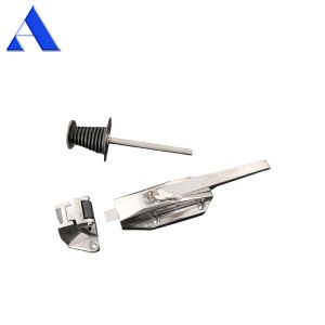 Polished Stainless Steel Cold Room Door Lock for Easy Installation on Shipping