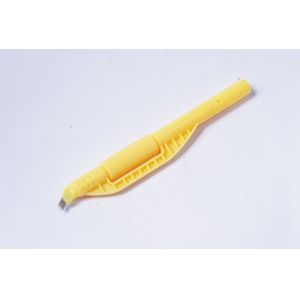 Disposable manual tattoo pen in professinal , yellow Microshading Handpiece and