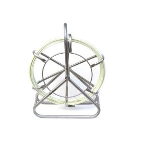 Buy cheap Galvanized Frame Fiberglass Cable Puller Strength Resin With Rubber Wheel from wholesalers