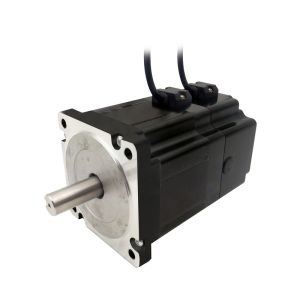 Buy cheap NEMA34 size 86mm Stepper motors with permanent magnet brake motor torque 4.5N.m(643oz-in) shaft diameter 12.7/14mm 6.0A from wholesalers