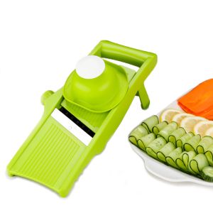 Buy cheap Veggie Mandoline Plastic Vegetable Slicer Hand Operated With Container from wholesalers