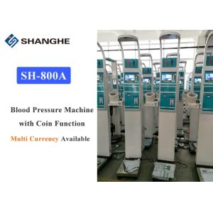 Buy cheap Coin Operated Auto Blood Pressure Machine With LCD HD 10.1 Inch Display from wholesalers