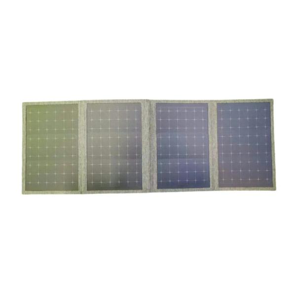 High Polymer 4 Fold Mono Solar Panel Lightweight 36W with USB QC3.0 Type-C for