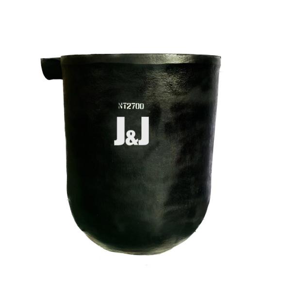 Quality Silicon Carbide Graphite Crucible With Pouring Nozzle for sale
