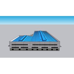 Buy cheap Indoor Galvanized Steel Structure High Strength Long Life Span from wholesalers