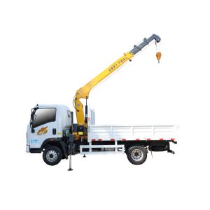 China 3.2Tons 4Tons truck crane small crane truck 4x2 cargo truck with crane sales on sale