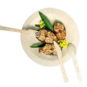 Buy cheap Biodegradable Disposable Bamboo Cutlery Knives Individually Wrapped 17CM from wholesalers