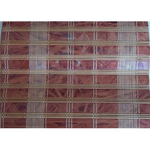 Buy cheap Industrial Printed Bamboo Blinds , Bamboo Roll Up Curtains Office Use from wholesalers